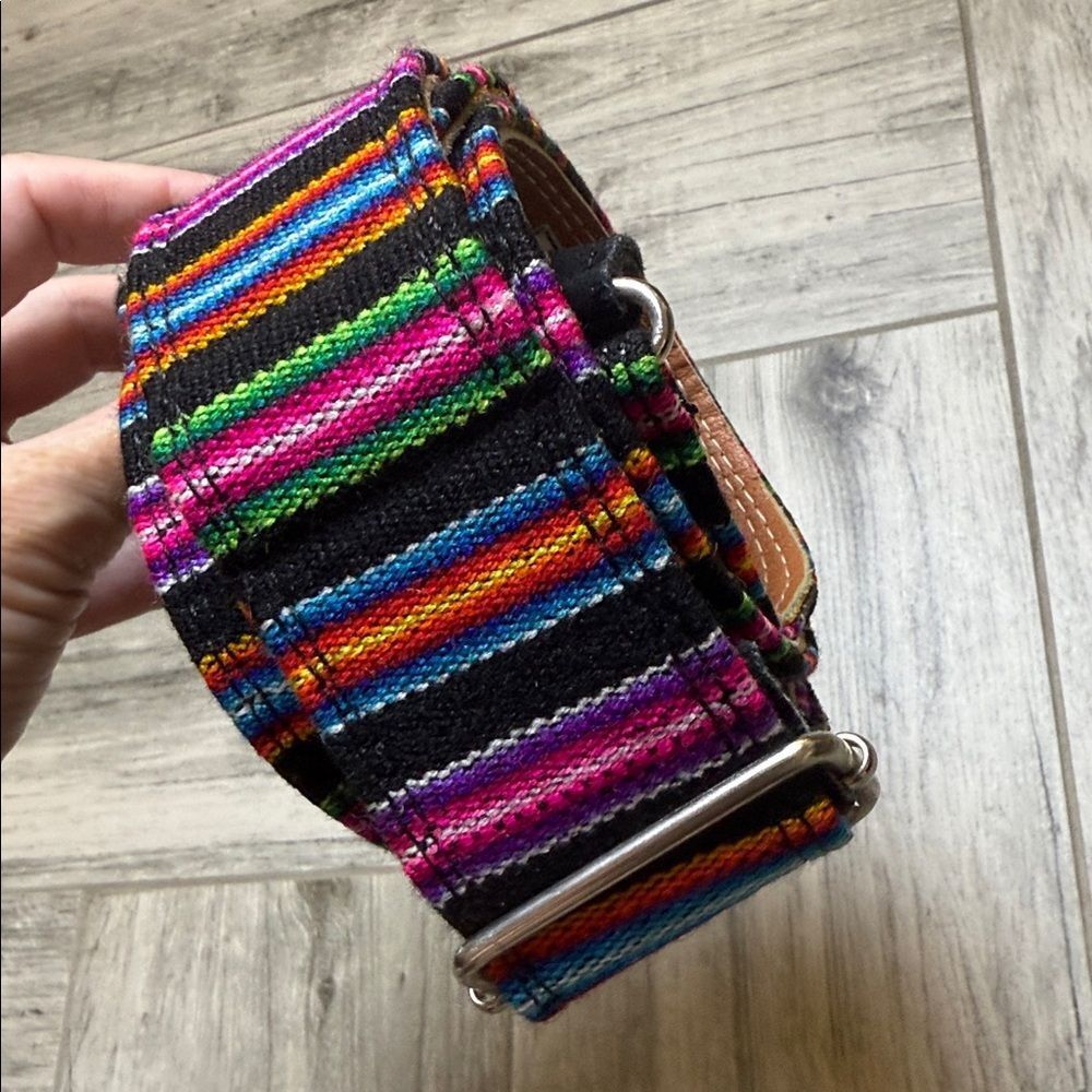 Henry Heller Multicolor Stripes Guitar Strap 48-in - Picture 4 of 13